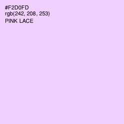 #F2D0FD - Pink Lace Color Image